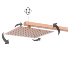 Ducha Chuveiro Quadrada 20x20cm - Rose