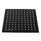 Ducha Chuveiro Quadrada Black 20x20 Cm 7765