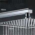 Ducha Chuveiro Quadrada Gourmet Slim 30 X 30 - Não Elétrico