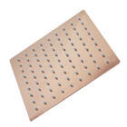 Ducha Chuveiro Quadrada Inox 20x20cm Com Braço De Teto Quadra