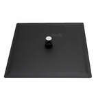 Ducha Chuveiro Quadrada Inox 30x30cm Com Braço De Teto Quadra