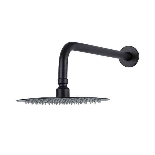 Ducha Chuveiro Redonda 20 Cm Curuá Pingoo.casa - Preto