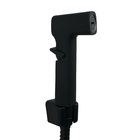 Ducha Chuveiro Redondo Preto 15 Cm Com Cano De Parede Com Des