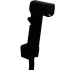 Ducha Chuveiro Redondo Preto 15 Cm Com Cano De Parede Com Des