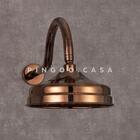 Ducha Chuveiro Redondo Retro De Teto Inox 20cm Trombetas Ping