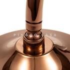 Ducha Chuveiro Redondo Retro De Teto Inox 20cm Trombetas Ping