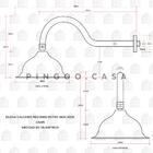 Ducha Chuveiro Redondo Retro Inox 20cm Coari Pingoo.casa - Pr