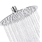 Ducha Chuveiro Redondo Super Slim Piscina/banheiro Gás Solar