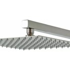 Ducha Chuveiro Slim 25x25 Cromado Com Braço 36cm