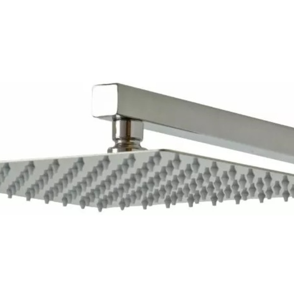 Ducha Chuveiro Slim 25x25 Cromado Com Braço 36cm