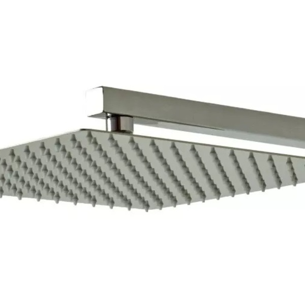 Ducha Chuveiro Slim 30x30 Cromado Com Braço 36cm Cromado