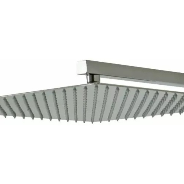 Ducha Chuveiro Slim 40x40 Cromada Com Braço 36cm Cromado