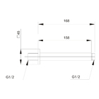 Ducha Chuveiro Slim Preto Quadrado Metal 25x25 Braço De Teto