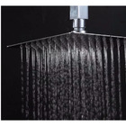 Ducha Chuveiro Slim Quadrado Metal 20x20cm Com Braço De Teto