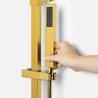 Ducha Coluna De Inox Quadrada 25 Cm (dourada)