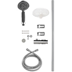 Ducha com Barra Deslizante Parede Cromada 5 Jatos Docce Sensea