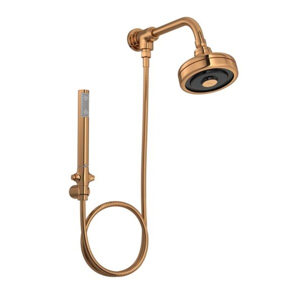 Ducha com Chuveirinho de Parede Redondo Red Gold Acqua Plus Deca