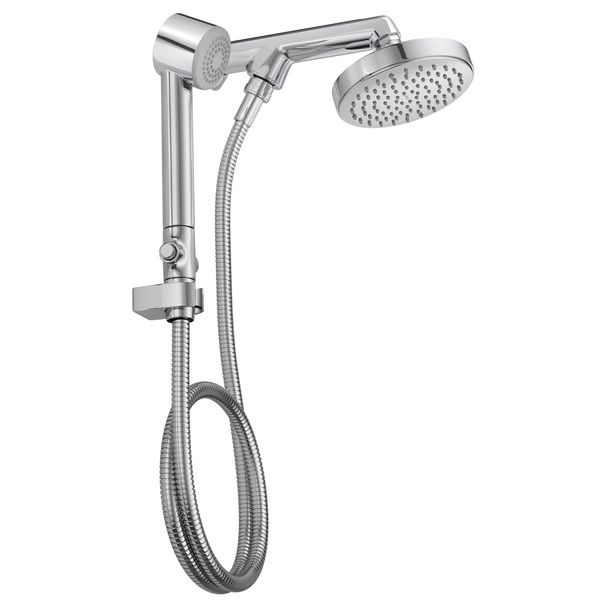 Ducha com Chuveirinho Redonda Parede Cromada Flex Deca | Leroy Merlin