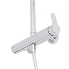 Ducha com Coluna Monocomando Redonda 3 Jatos Cromada Sensea