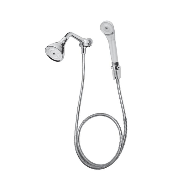 Ducha com Desvio Redonda Parede Cromada 3" Fame