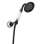 Ducha Com Monocomando E Chuveirinho Vintage Retrô Preto Óleo