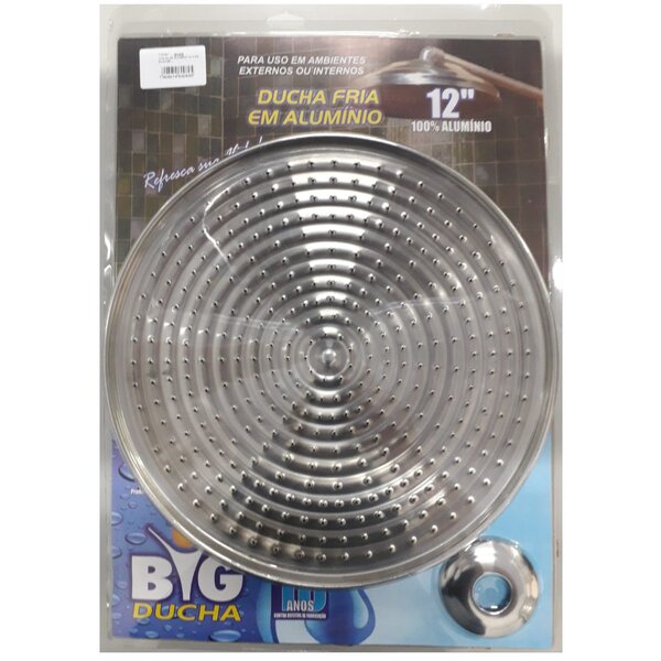 Ducha De Alumínio Big Ducha Blister 12 X 3/4