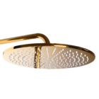 Ducha De Coluna Com Misturador Dourado Com Porcelana Vintage