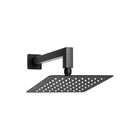 Ducha De Inox Quadrada 20x20 Cm De Parede (preta)