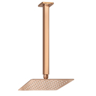 Ducha De Inox Quadrada 20x20 Cm De Teto (rosé Gold)