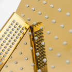 Ducha De Inox Quadrada 30x30 Cm Com Chuveirinho (Dourada)