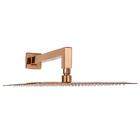 Ducha De Inox Quadrada 30x30 Cm De Parede (rosé Gold)