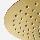 Ducha De Inox Redonda 20 Cm De Parede (dourada)