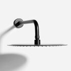 Ducha De Inox Redonda 30 Cm De Parede (preta)