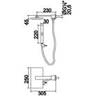 Ducha De Parede Axiom Slim 1989 C210 1 Jato C/ Desv Meber