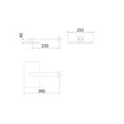 Ducha De Parede Axiom Slim 1996 30cm C210 1 Jato 300mm Meber