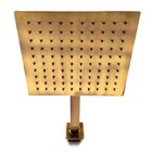 Ducha De Teto Quadrada 25x25 Bqt Dourada