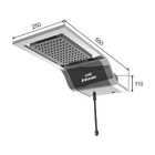 Ducha Eletrônico Intense Preto Black 220v 7800w Chuveiro Fame