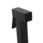 Ducha Em Abs Quadrada Preta Autolimpante Com Ducha De Mão Em