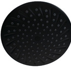 Ducha Flatt 21 Cm Abs Preto Fosco C/ Cano Suporte De Teto 40