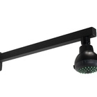 Ducha Flatt Abs Redonda 7 Cm C/ Cano Quadrado De Parede De 37