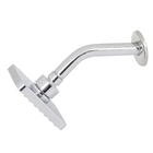 Ducha Fria Articulada para Banheiro Cromado Quadrada