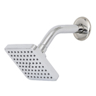 Ducha Fria Articulada para Banheiro Cromado Quadrada