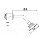 Ducha Fria Lorenzetti Dot Cromada 7003 F16