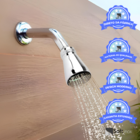 Ducha Fria Piscina Articulável Aquecimento Solar Gás Cromado