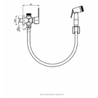 Ducha Higiência Com Derivação   -led