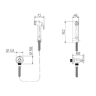 Ducha Higiênica 1,2m Cromada New Pertutti Docol