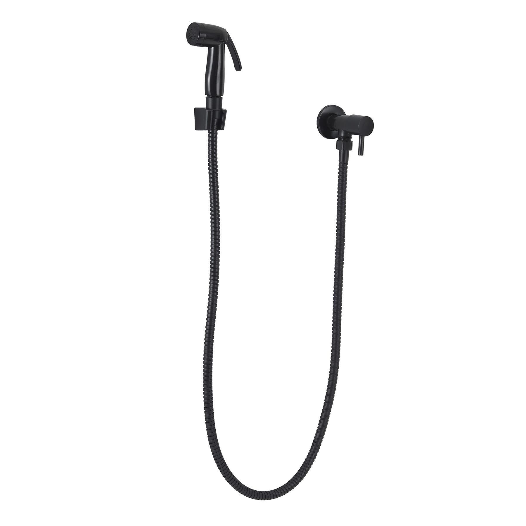 Ducha Higiênica 1,2m Preta Borracha Econobanho EB-98042-PR Jiwi