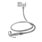 Ducha Higiênica Acabamento Quadrado ABS Cromada ¼ Volta Croma