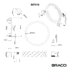 Ducha Higiênica Aço Escovado Água Fria