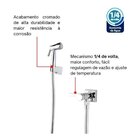 Ducha Higiênica Acqua Jet Creato Cromada Fabrimar